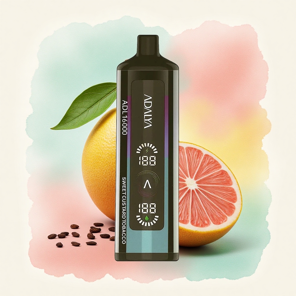 Adalya ADL 16000 PRO Tabac Crème Douce Écran Digital USB-C