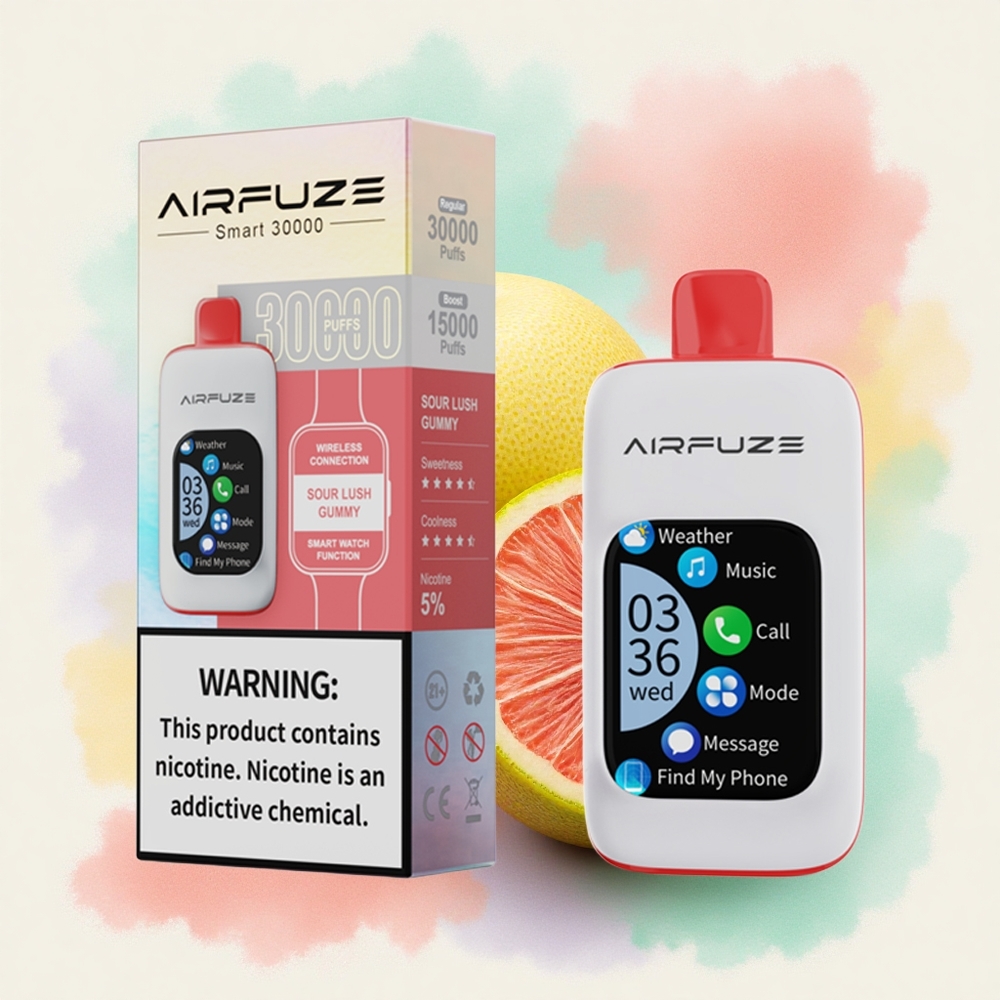 AirFuze Smart 30000 Bonbon Gommieux Aigre 5% Nicotine 900mAh