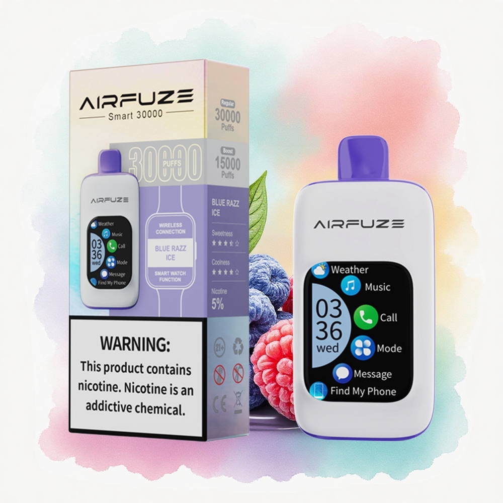 AirFuze Smart 30000 Glace Framboise Bleue 5% Nicotine 900mAh
