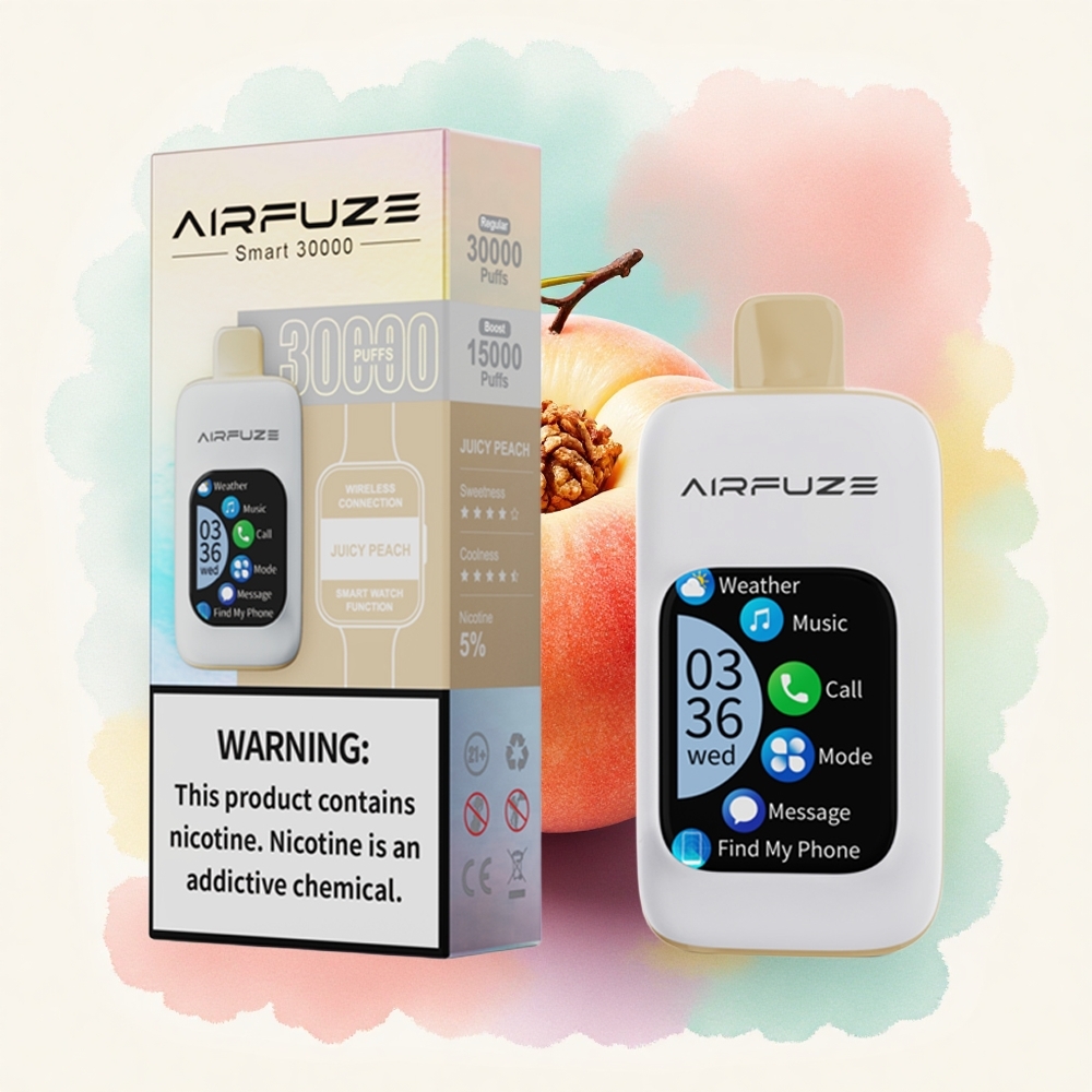 AirFuze Smart 30000 Pêche Juteuse 900mAh 5% Nicotine