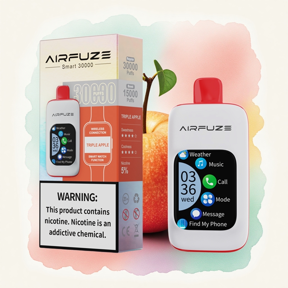 AirFuze Smart 30000 Triple Pomme 5% Nicotine 900mAh