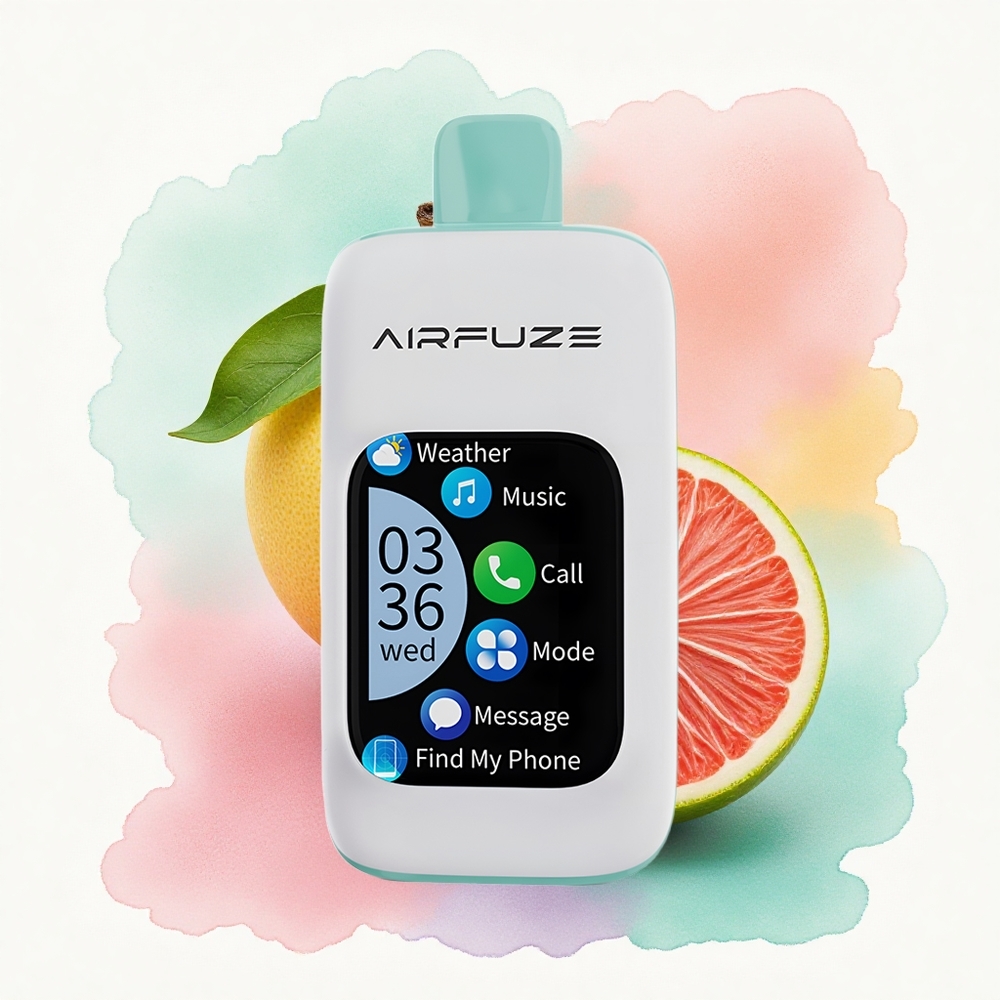 AirFuze Smart 30000 Éclat Fruité Arc-en-Ciel avec Écran Tactile 2,01'' et Nicotine 5%