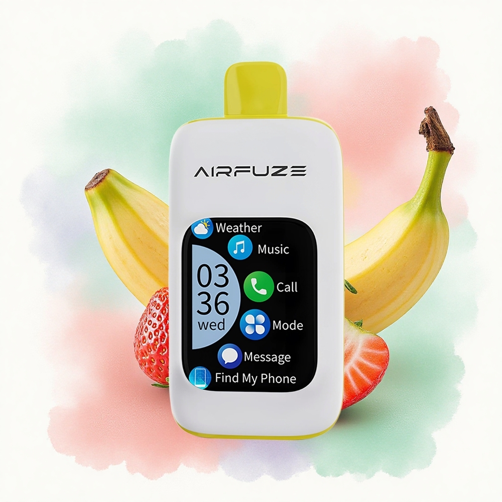 AirFuze Smart Pro 40000 Fraise Banane 900mAh 20ML 2% Nicotine