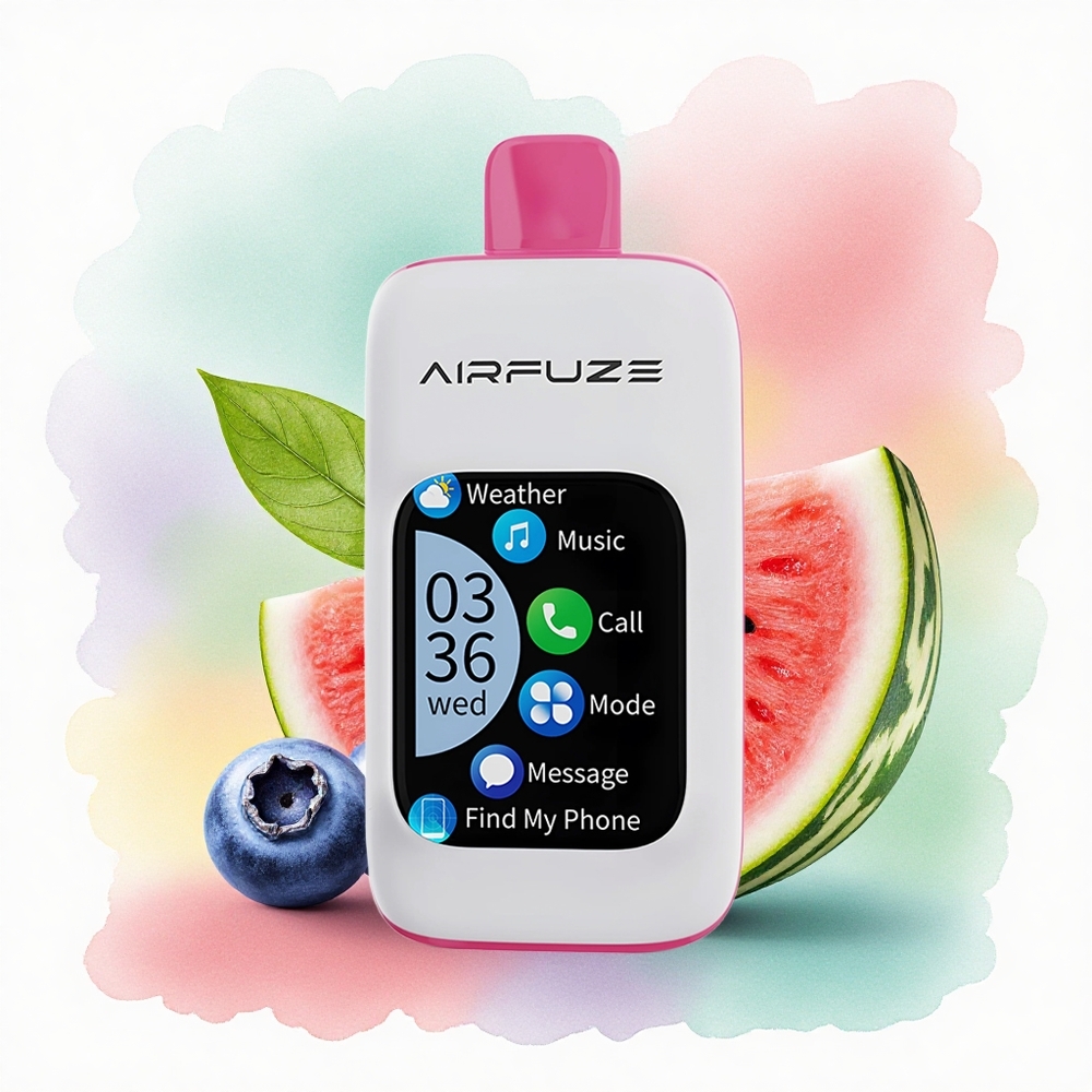 AirFuze Smart Pro 40000 Myrtille Pastèque Rechargeable 900mAh Nicotine 2%