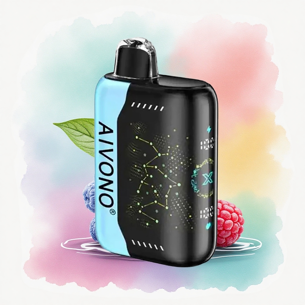 Aivono Aim Boom 25000 Glace Framboise Bleue 0% Nicotine 650mAh