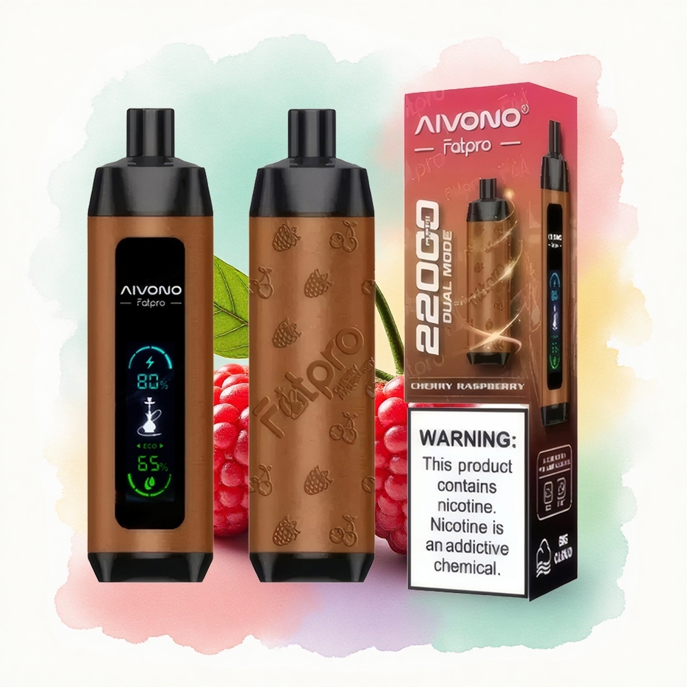 Aivono Aim Fatpro 22000 Cerise Framboise avec 5% Nicotine et 600mAh