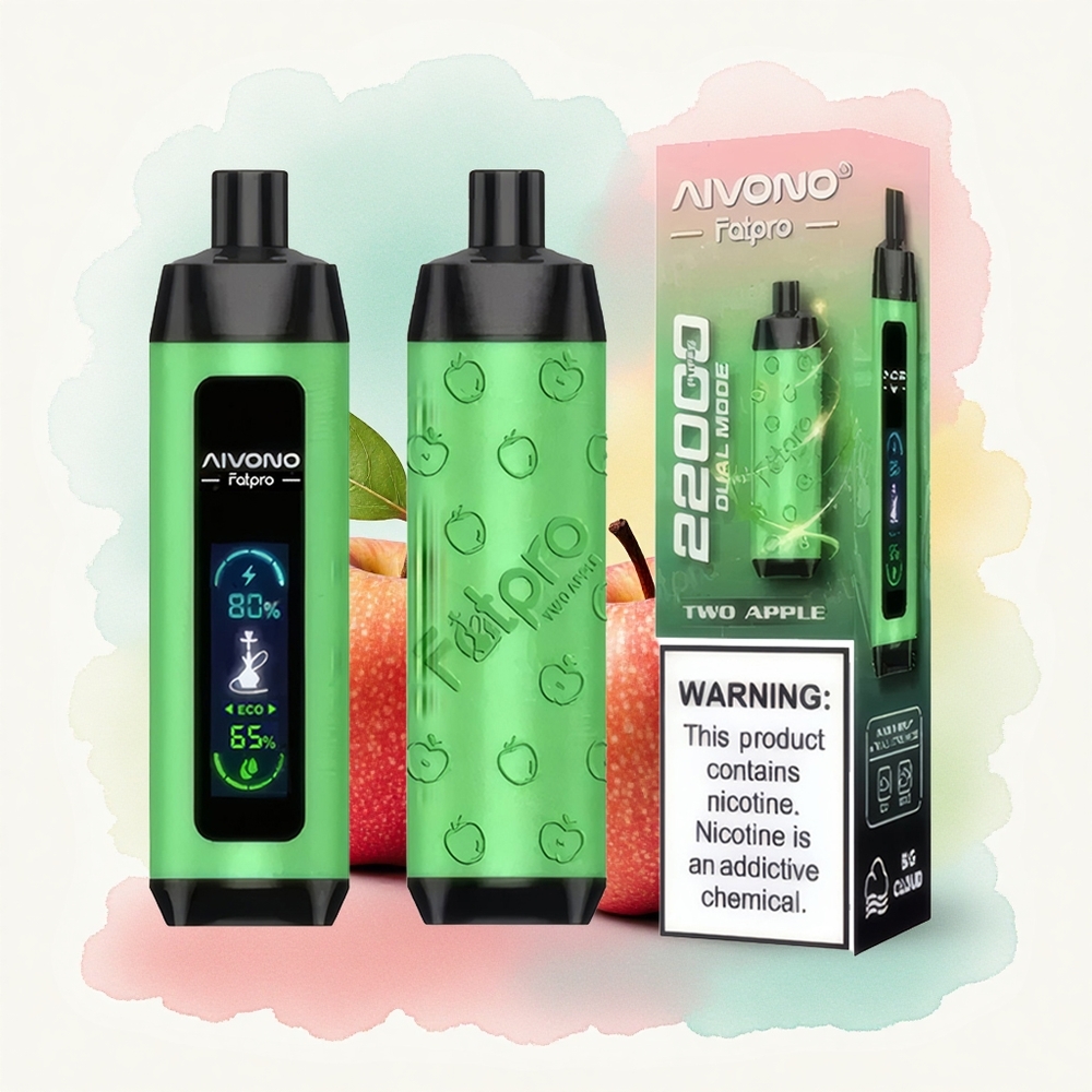 Aivono Aim Fatpro 22000 Deux Pommes 28ml 5% Nicotine 600mAh