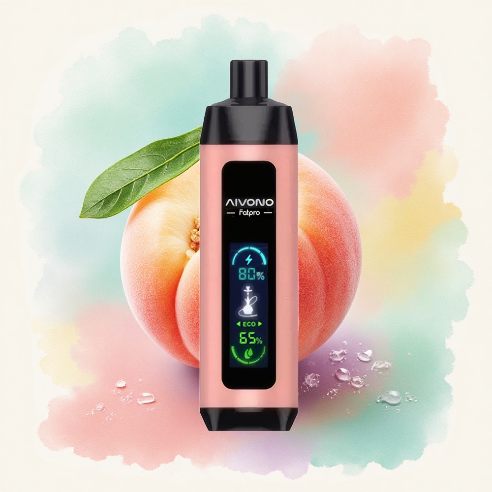 Aivono Aim Fatpro 22000 Glace Pêche 5% Nicotine 600mAh