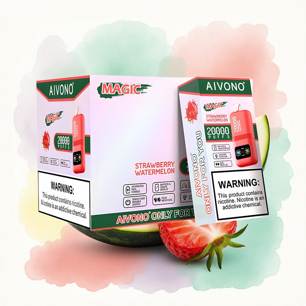 Aivono Aim Magic 20000 Fraise Pastèque Dual Mesh 600mAh