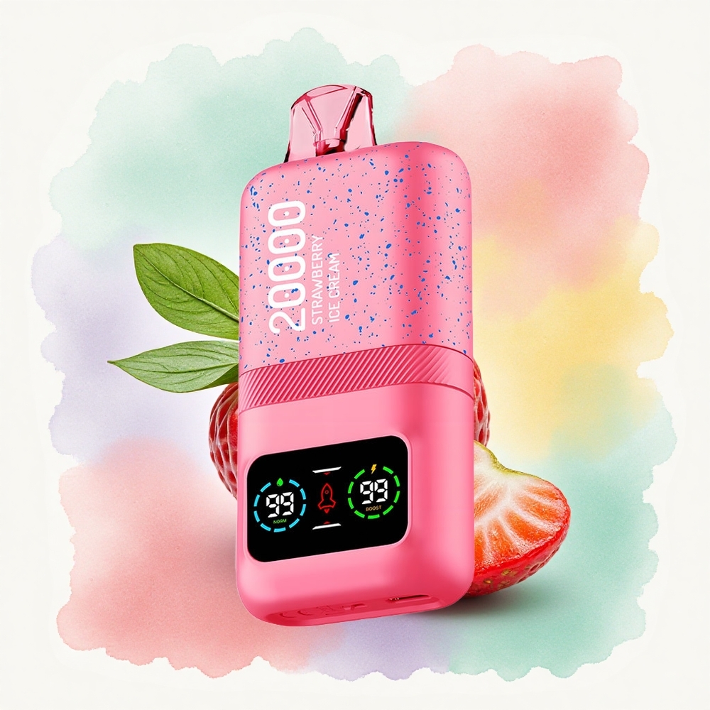 Aivono Aim Magic 20000 Glace à la Fraise E-liquide 26ml Dual Mesh Nicotine 5%