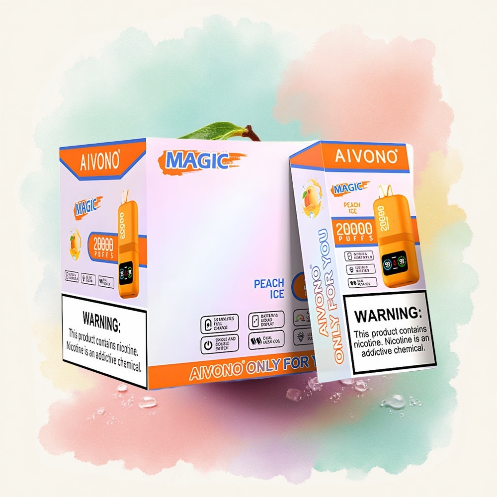 Aivono Aim Magic 20000 Pêche Glacée - 26ml - 5% Nicotine - 600mAh