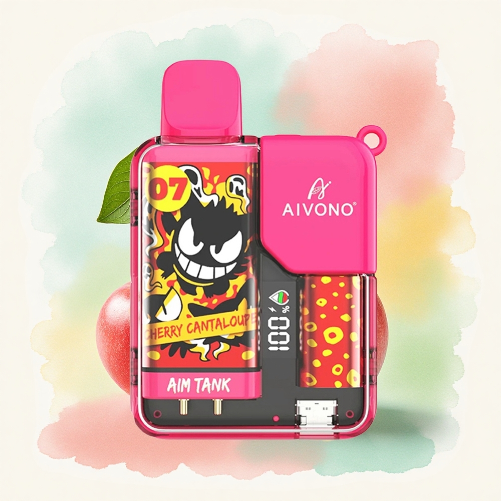 Aivono Aim Tank 9500 Cantaloupe Cerise avec 650mAh et 18ml