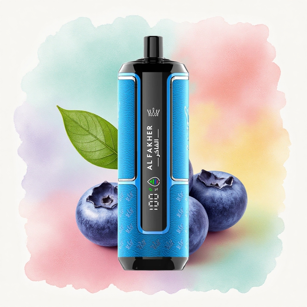 Al Fakher Crown Bar 15K Hypermax Chewing-gum Myrtille 600mAh 6mg Nicotine