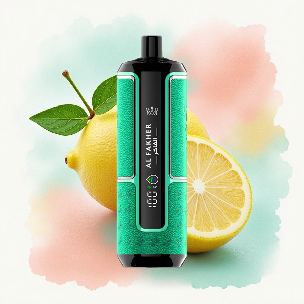 Al Fakher Crown Bar 15K Hypermax Citron Menthe 600mAh 22ml