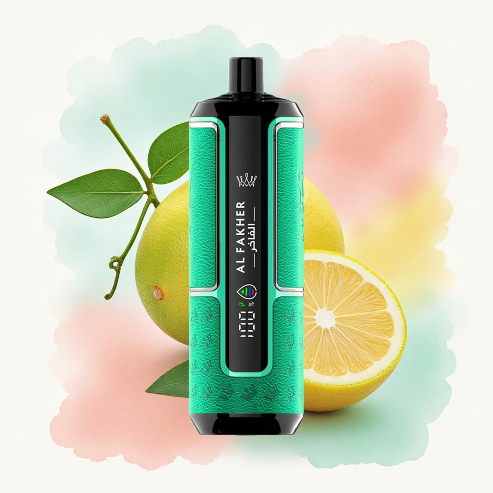 Al Fakher Crown Bar 15K Hypermax Citron Vert 600mAh Compact