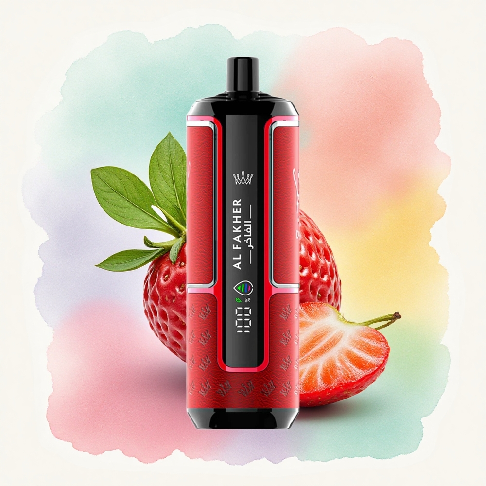 Al Fakher Crown Bar 15K Hypermax Fraise Punch - 6mg Nicotine - 600mAh - 22ml