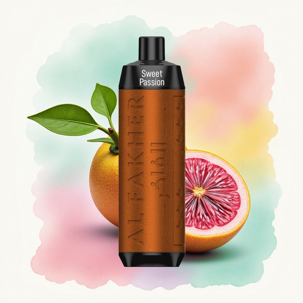 Al Fakher Crown Bar 8000 Crystal Douce Fruit de la Passion avec 5mg de Nicotine et Batterie 600mAh