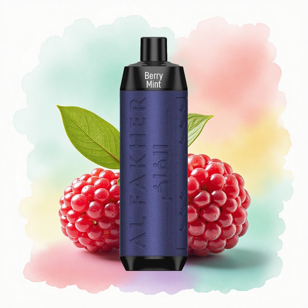 Al Fakher Crown Bar 8000 Crystal Menthe Baies 600mAh 18ml Nicotine 5mg