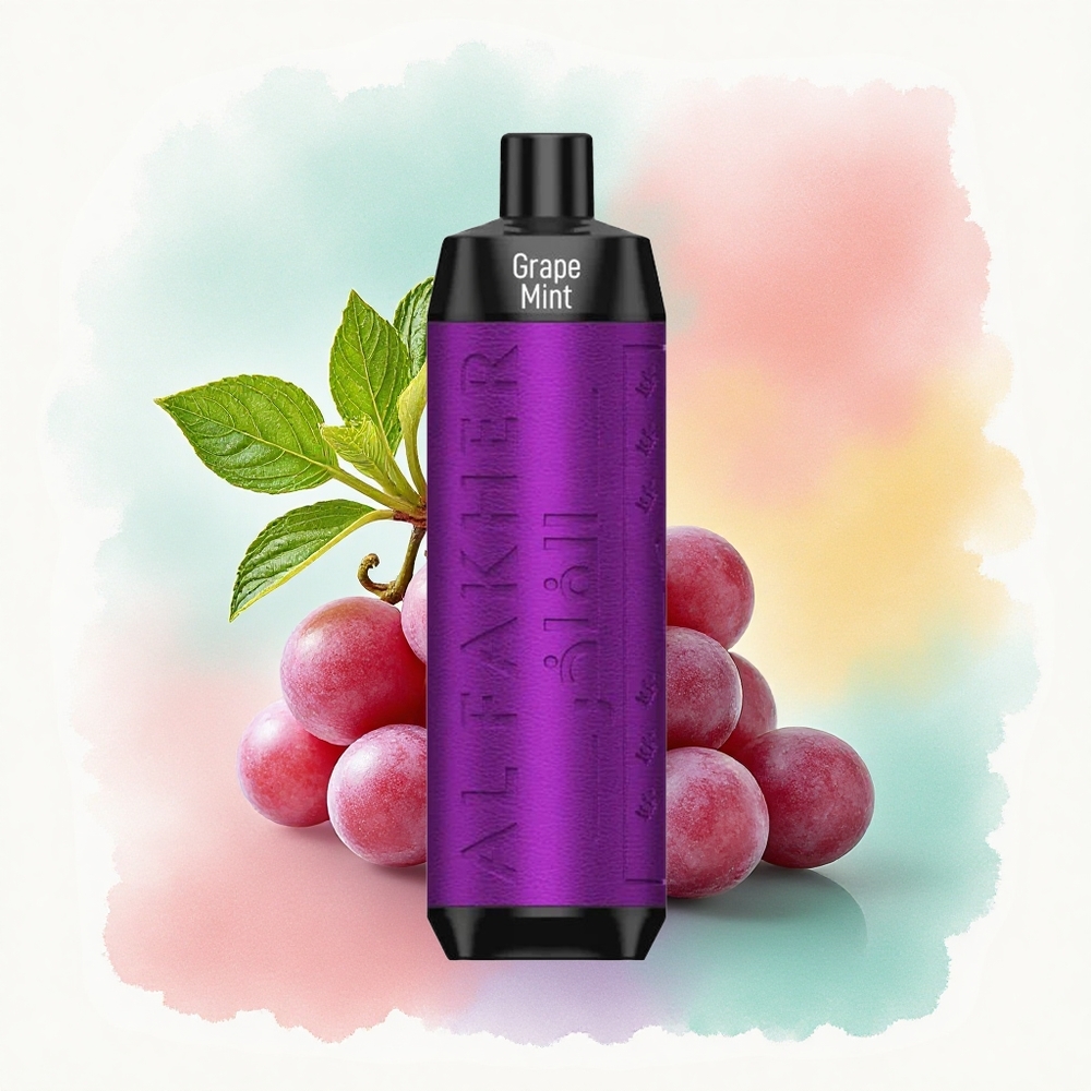 Al Fakher Crown Bar 8000 Crystal Menthe Raisin 600mAh Type-C 5mg Nicotine